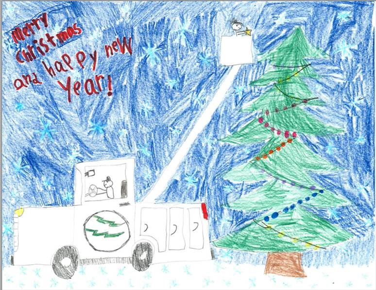 2021 holiday greeting card contest winner