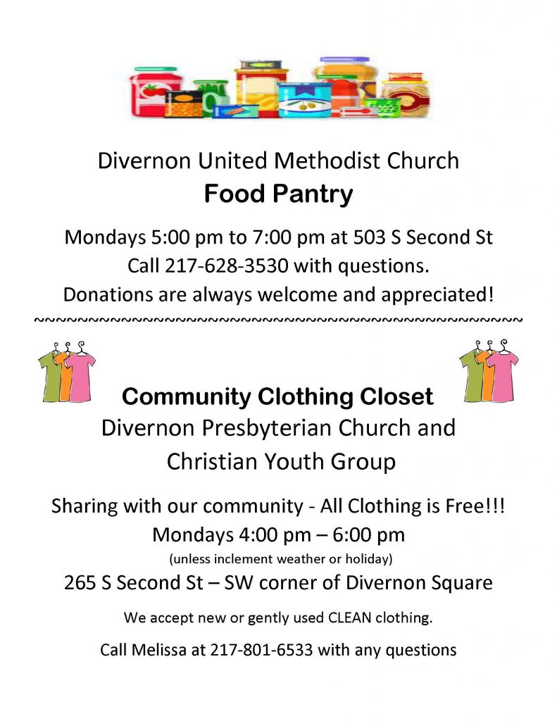 Food Pantry - Clothes Closet