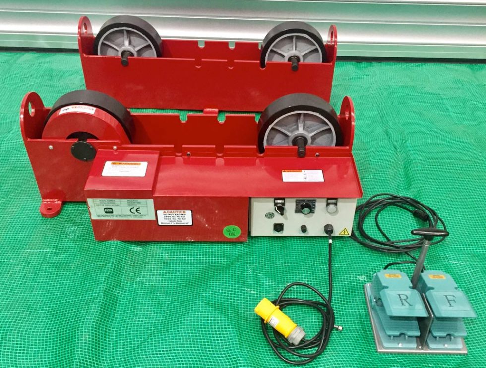 USED MG 3 Tonne Pipe Welding Rotators