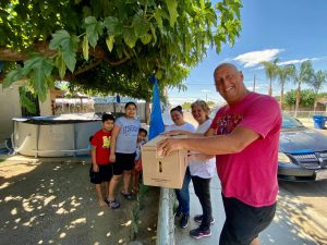 Living Waters Assembly of God Church delivering food boxes to the 'Last Mile of Need'--directly to families who need it the most.