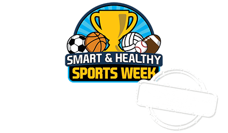 SAHSW volleyball Smart & Healthy Sports Week Volleyball edition logo.