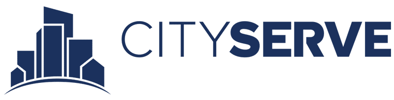 CityServe logo.