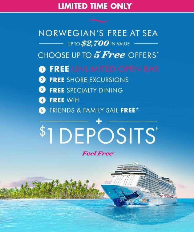Norwegian's Free at Sea