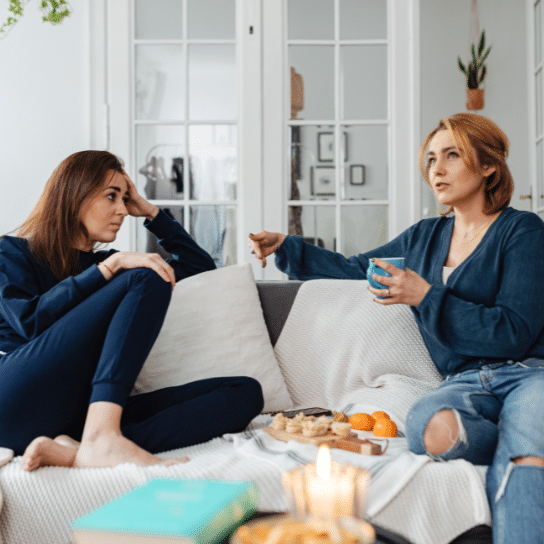 Mom letting go of obligations