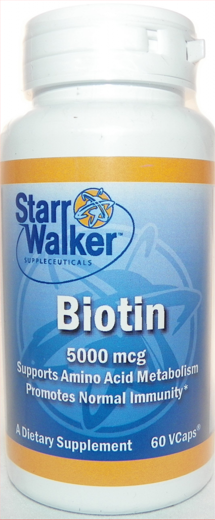 Biotin 5000 mcg. (60 Caps)
