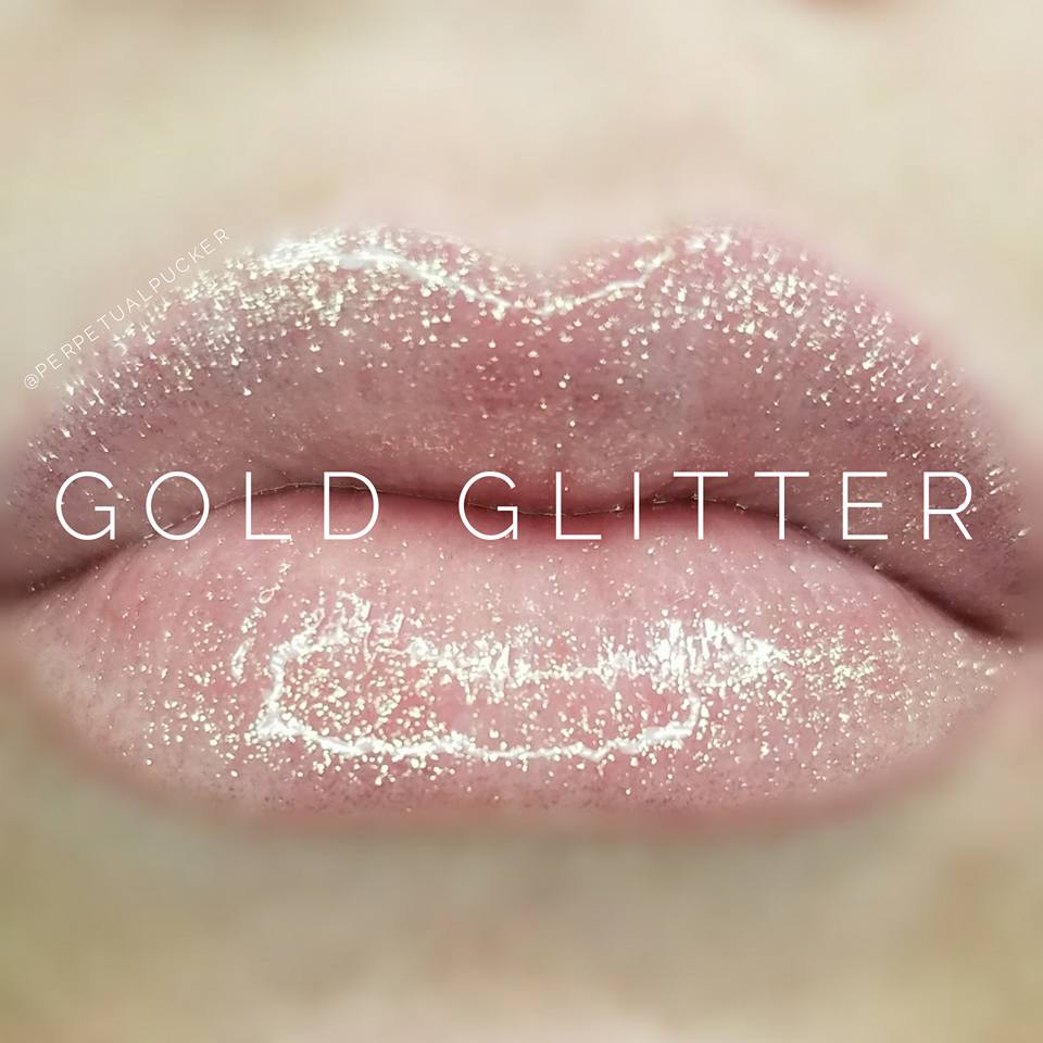 gold glitter lipsense