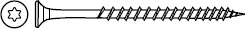 Premium Ceramic Star Drive Screws