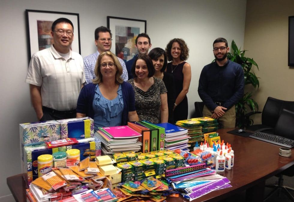 Michael Silver & Company CPAs and the Niles Township School Supply Drive