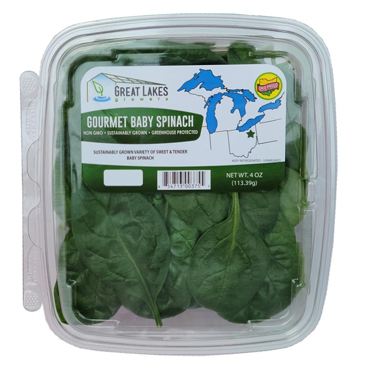 gourmet-baby-spinach-NEW NEW Gourmet Baby Spinach by Great Lakes Growers