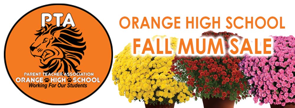 orange high school plant sale