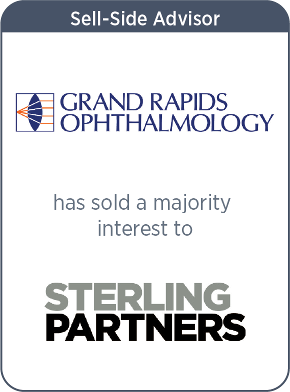Grand Rapids Ophthalmology has partnered with Sterling Partners