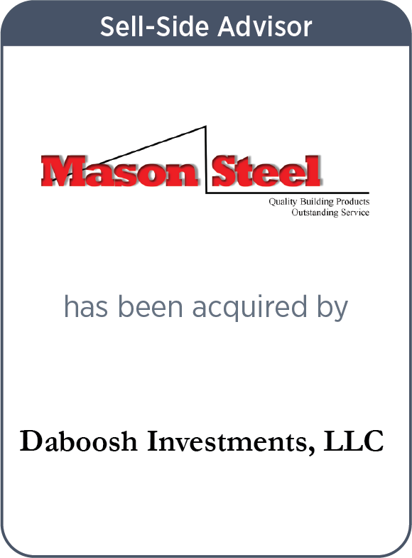 Mason Structural Steel has been acquired by Daboosh Investments