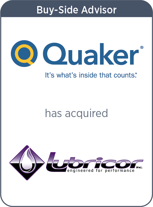 Quaker Chemical has acquired Lubricor
