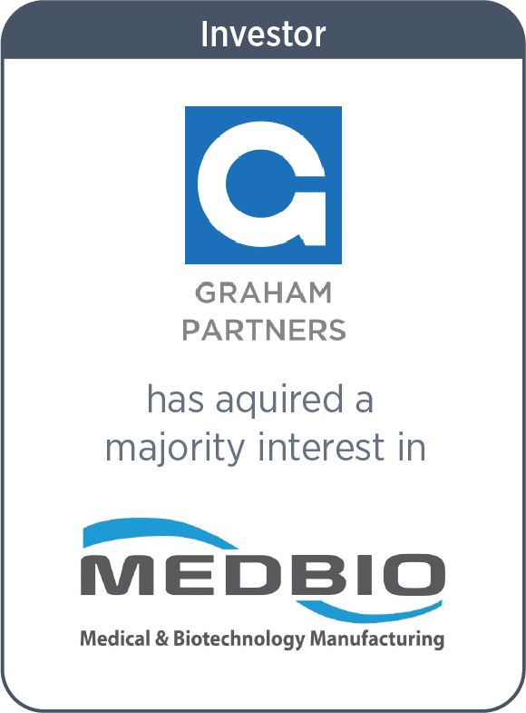 Graham Partners has acquired a majority interest in MedBio, Inc.