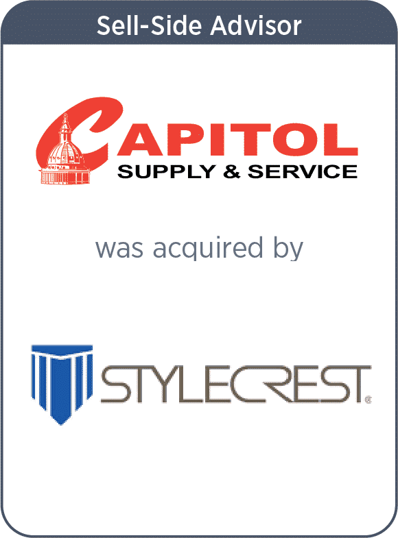 Capitol Supply and Service was acquired by Style Crest, Inc.