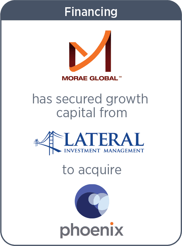 Morae Global Secured Growth Capital From Lateral Capital Management
