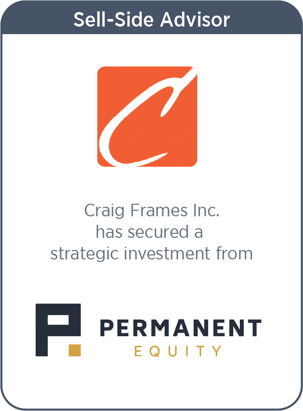 Craig Frames has secured a strategic investment from Permanent Equity