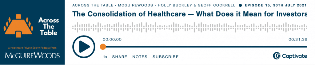 across the table a healthcare private equity podcast