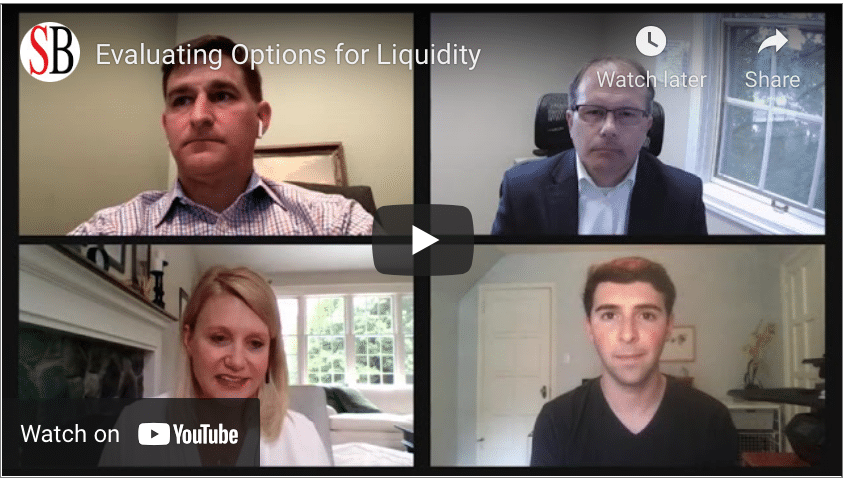 Evaluating Options For Liquidity