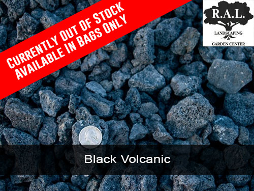 Black Volcanic rock out of stock