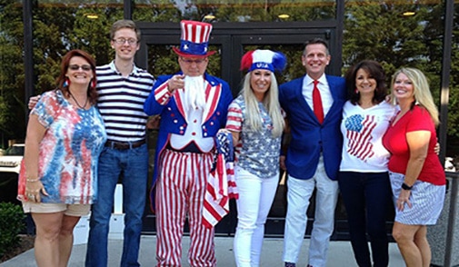 Group Patriotic Picture