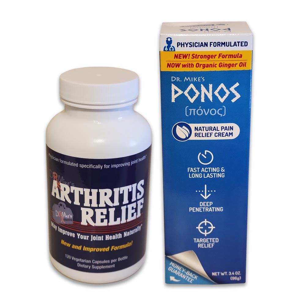 Arthritis Relief and Ponos Pain Relief Cream