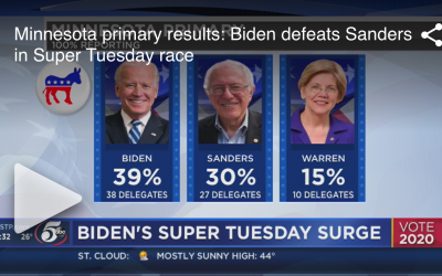 Minnesota primary results: Biden defeats Sanders in Super Tuesday race