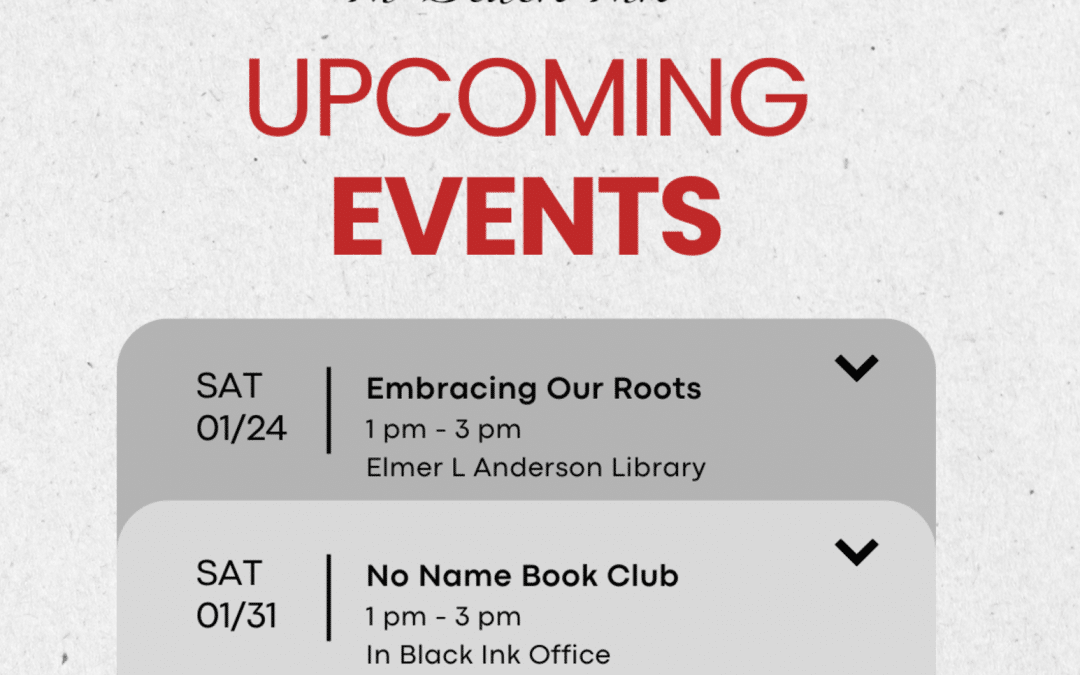 Upcoming Events 1/2026
