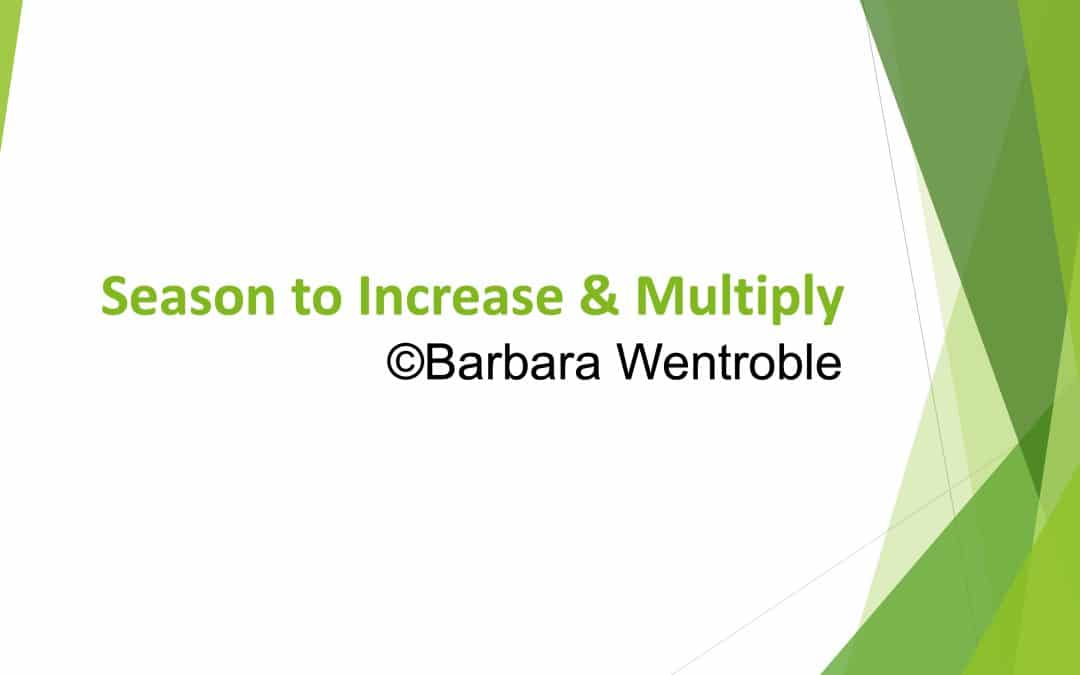 Season to Increase and Multiply