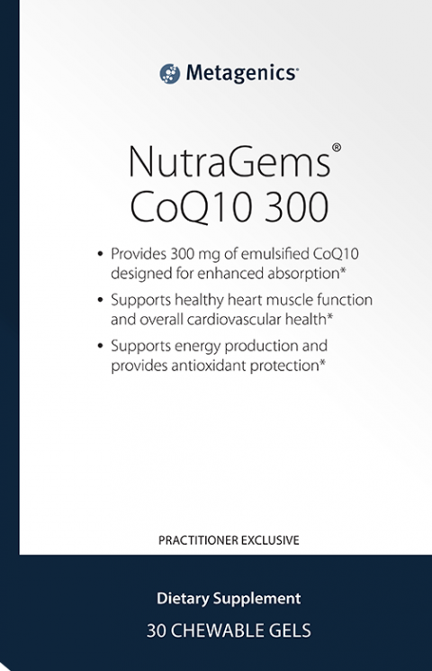 NutraGems CoQ 10 300 (30 Chewable Gels)
