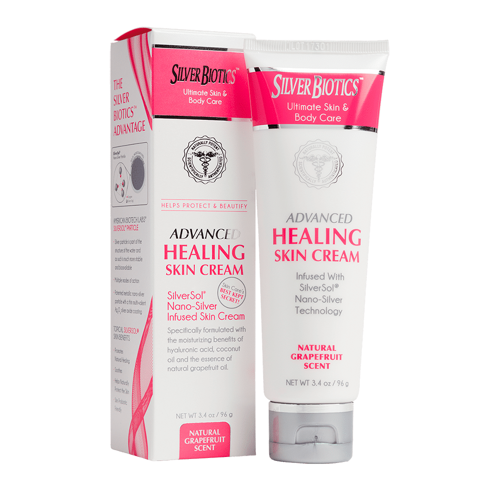 SILVER BIOTICS SKIN CREAM NATURAL GRAPEFRUIT SCENT 3.4OZ