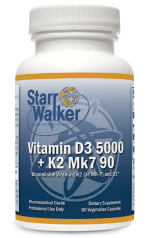 Vitamin D3 5000 + K2 Mk7 90 (60 caps)