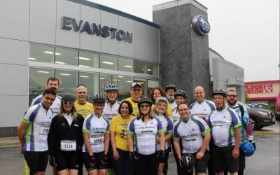 Team MichaelSilver Rides in the 2018 Chicago Honor Ride