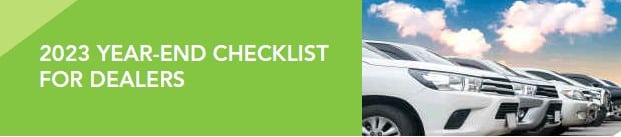 2023 Year-End Checklist For Dealers