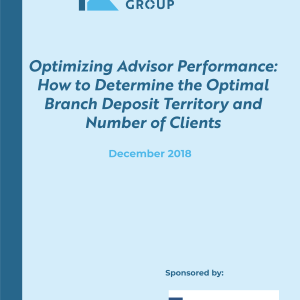 Optimizing Advisor Performance: How to Determine the Optimal Branch Deposit Territory and Number of Clients