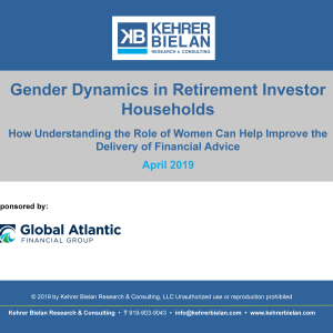 Gender Dynamics in Retirement Investor Households