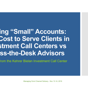 Serving Small Accounts