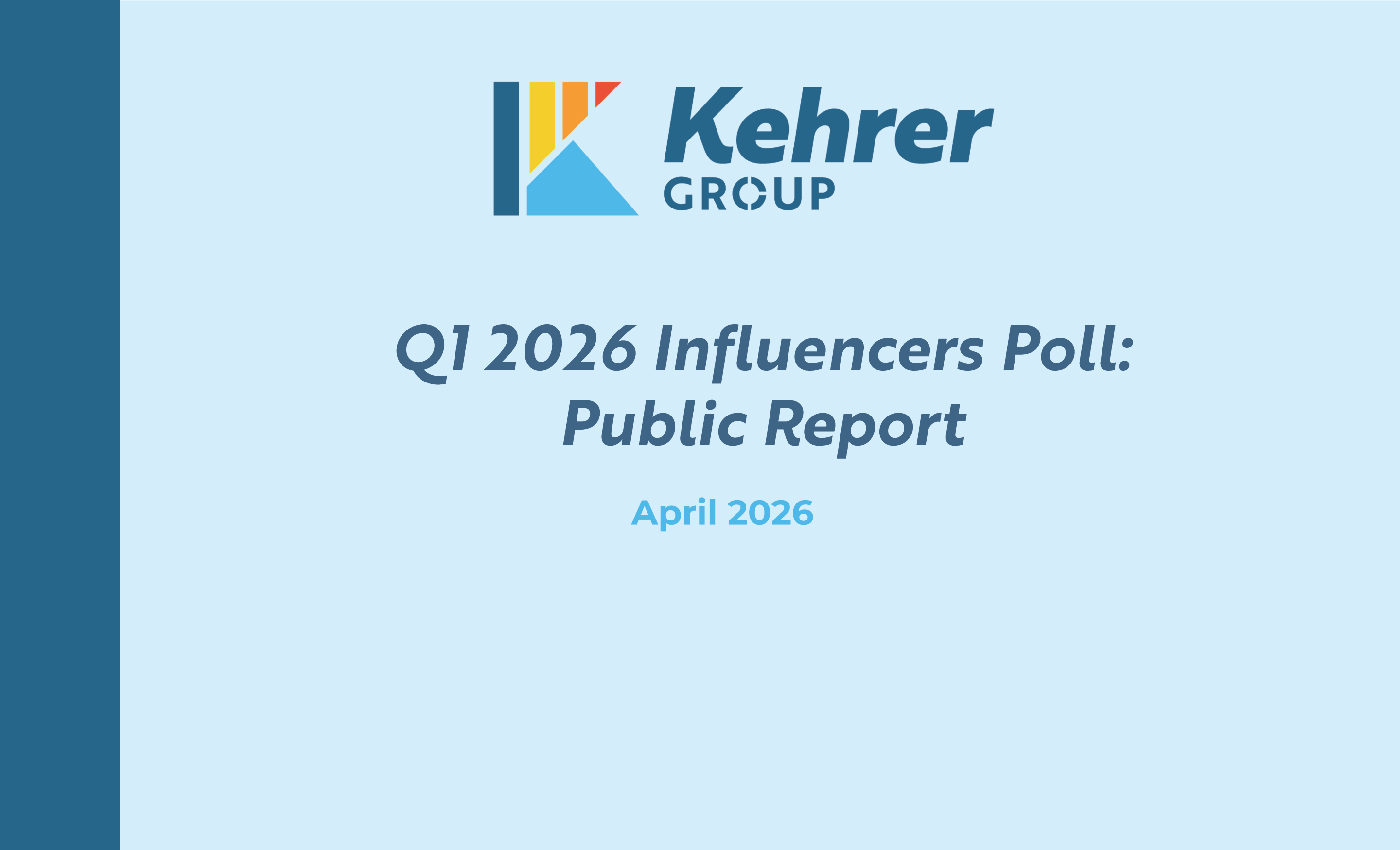 Influencers Poll Public Report: EOQ1 2026