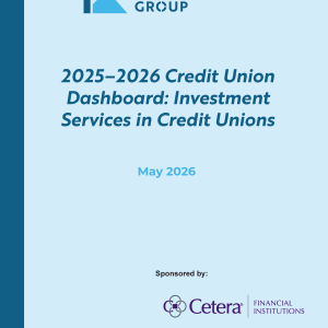2025-2026 Credit Union Dashboard: Investment Services in Credit Unions